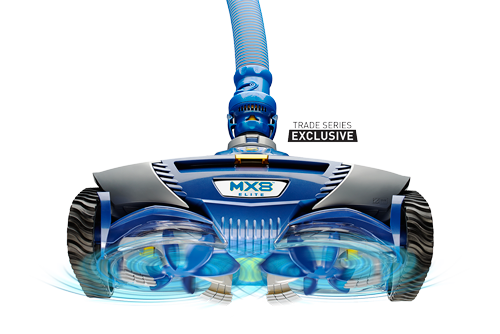Robot nettoyeur Zodiac MX-8 pour piscine de 12 x 6 metres tous types